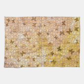 Puzzle Butterflies und Daisies-Browns von STaylor Küchentuch (Horizontal)