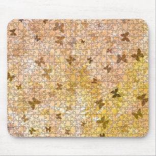 Puzzle Butterflies und Daisies-Browns von STaylor Mousepad