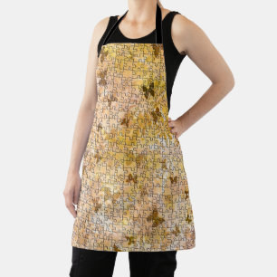 Puzzle Butterflies und Daisies-Browns von STaylor Schürze
