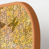 Puzzle Butterflies und Daisies von Shirley Taylor Pickleball Schläger (Linke Seite)