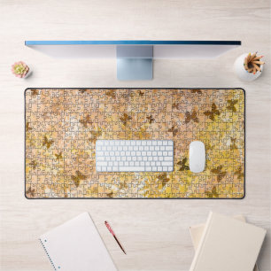 Puzzle Butterflies und Daisies von Shirley Taylor Schreibtischunterlage