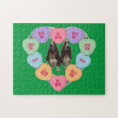 Puzzle Candy Liebe Hörnchen mit Aktiva (Horizontal)