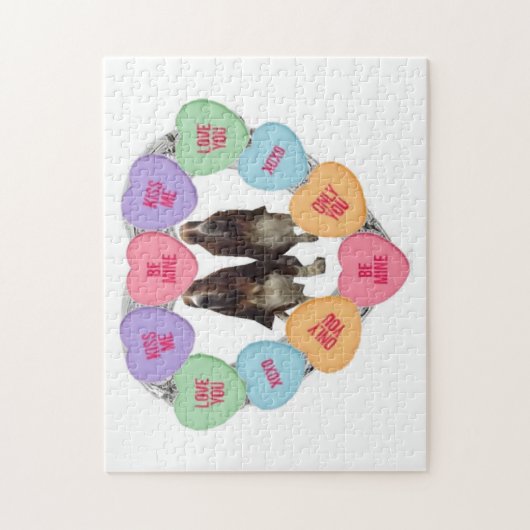 Puzzle Candy Liebe Hörnchen mit Aktiva (Vertikal)
