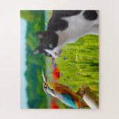 Puzzle Cat & Bird (Vertikal)