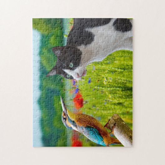 Puzzle Cat & Bird (Vertikal)