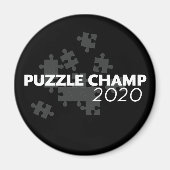 Puzzle Champ 2020 Magnet (Vorne)