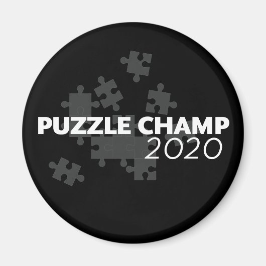 Puzzle Champ 2020 Magnet (Vorne)