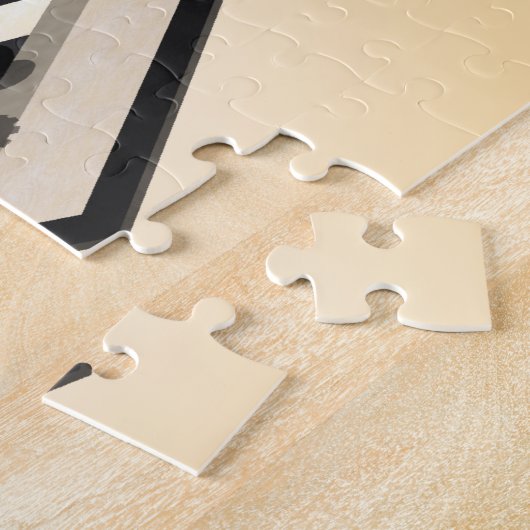 Puzzle: Chessboard and Chess Teile Puzzle (Seite)