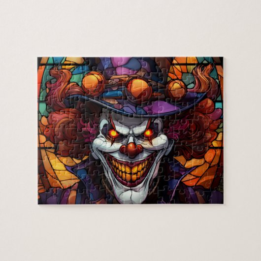 Puzzle Clown Dämon Halloween Jigsaw (Horizontal)