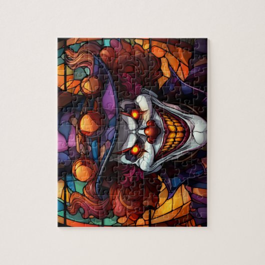 Puzzle Clown Dämon Halloween Jigsaw (Vertikal)