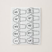 Puzzle Coloring Puzzles Ice Creme (Vertikal)