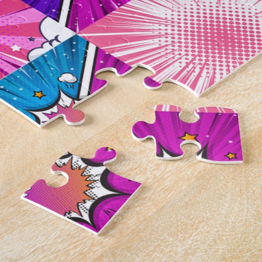 Puzzle Comic Superheld personalisiert (Seite)