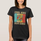 Puzzle Cube Cool Kids Solve Cubes Spee T-Shirt (Vorderseite)