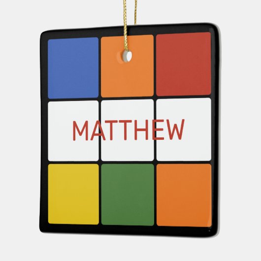 Puzzle Cube Game Toy Personalisiert Keramikornament (Links)
