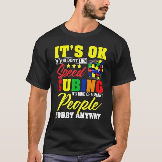 Puzzle Cube Smart People Hobby Speed C T-Shirt (Vorderseite)