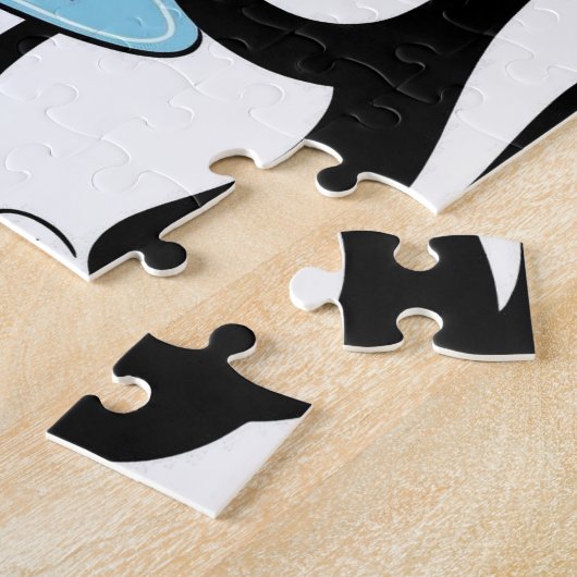 Puzzle Cuts Geburtstagskarte (Seite)