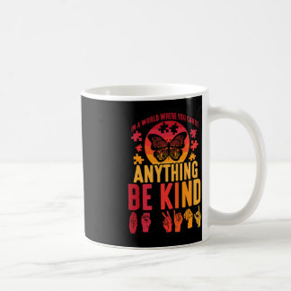Puzzle Deaf Butterfly über die amerikanische Zeich Kaffeetasse