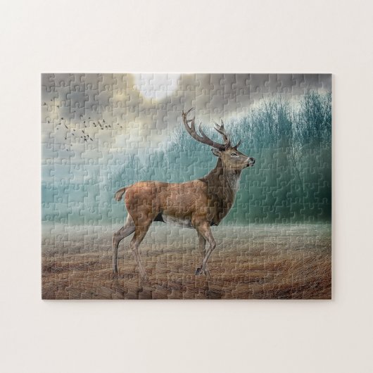 Puzzle-Deer Puzzle (Horizontal)