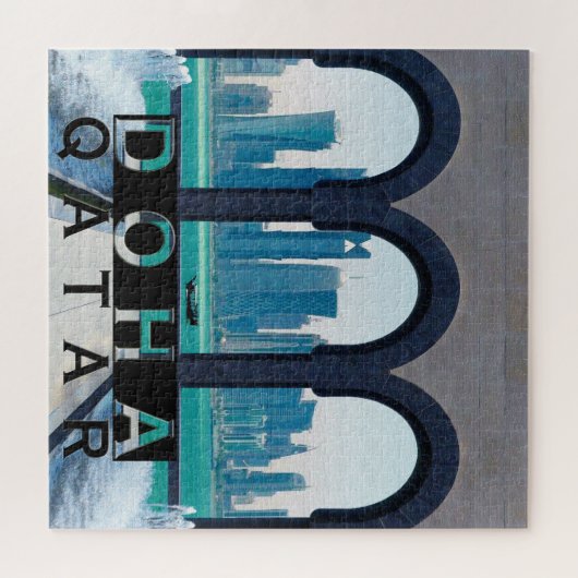 Puzzle del Doha Square (Horizontal)
