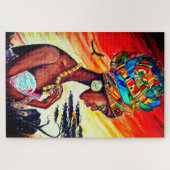 Puzzle der Afrikanerin (Horizontal)