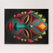 Puzzle der Afrikanischen Maske (Horizontal)