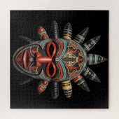 Puzzle der Afrikanischen Maske (Horizontal)