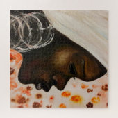 Puzzle der afrikanischen Schönheit - Gemälde an we (Horizontal)