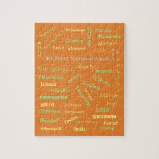 Puzzle der amerikanischen Indianernamen, durch Met