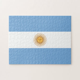 Puzzle der argentinischen Flagge