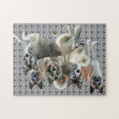 Puzzle der Familie Akita (Horizontal)