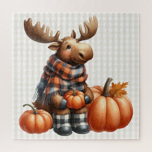 Puzzle der Herbsttiere (Vertikal)