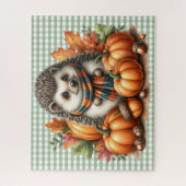 Puzzle der Herbsttiere (Vertikal)