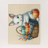Puzzle der Herbsttiere (Vertikal)