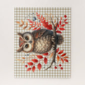 Puzzle der Herbsttiere (Vertikal)