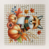 Puzzle der Herbsttiere (Horizontal)