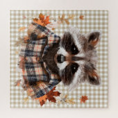 Puzzle der Herbsttiere (Horizontal)