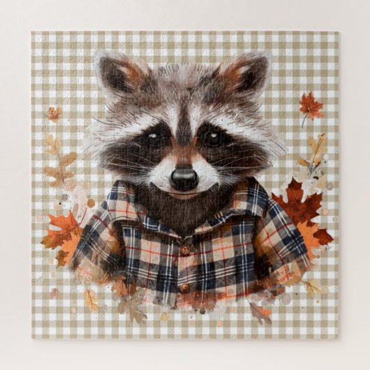 Puzzle der Herbsttiere (Vertikal)