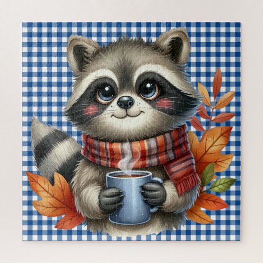 Puzzle der Herbsttiere (Vertikal)