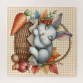 Puzzle der Herbsttiere (Horizontal)