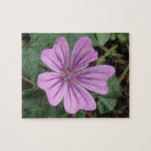 Puzzle der hübschen Lila Wildblume