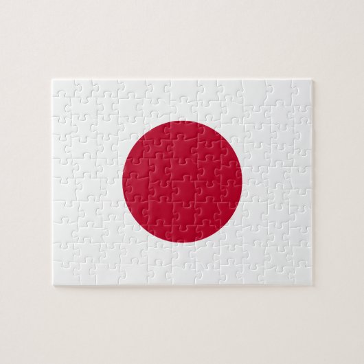 Puzzle der japanischen Flagge (Horizontal)
