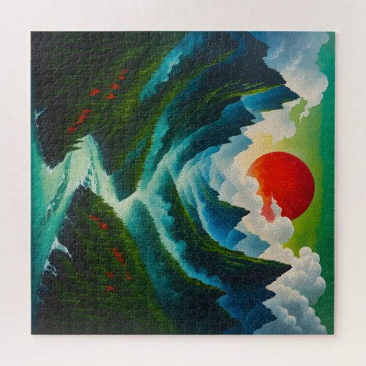 Puzzle der japanischen Landschaft (Horizontal)