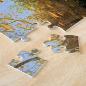 Puzzle der Landschaft im Herbst (Seite)