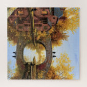 Puzzle der Landschaft im Herbst (Horizontal)