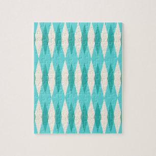 Puzzle der modernen Raute des Mittelalters