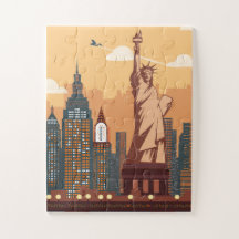 Puzzle der New Yorker Freiheitsstatue