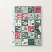 Puzzle der personalisierten Weihnachtsfeiertage (Vertikal)