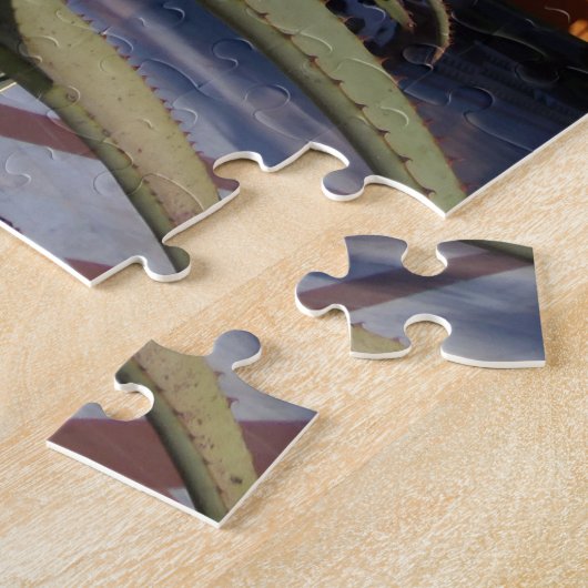 Puzzle der Pflanze Tenerife Aloe Vera (Seite)