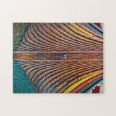 Puzzle der Schiffshülle aus Holz (Horizontal)