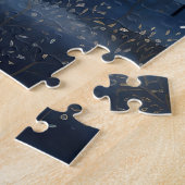 Puzzle der schneebedeckten Winterlandschaft (Seite)